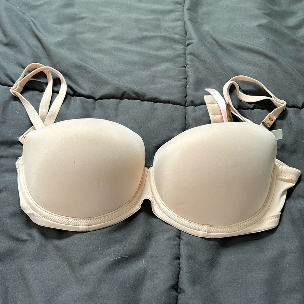 Pink push up bra